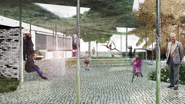 Předprostor ZŠ Jasanová